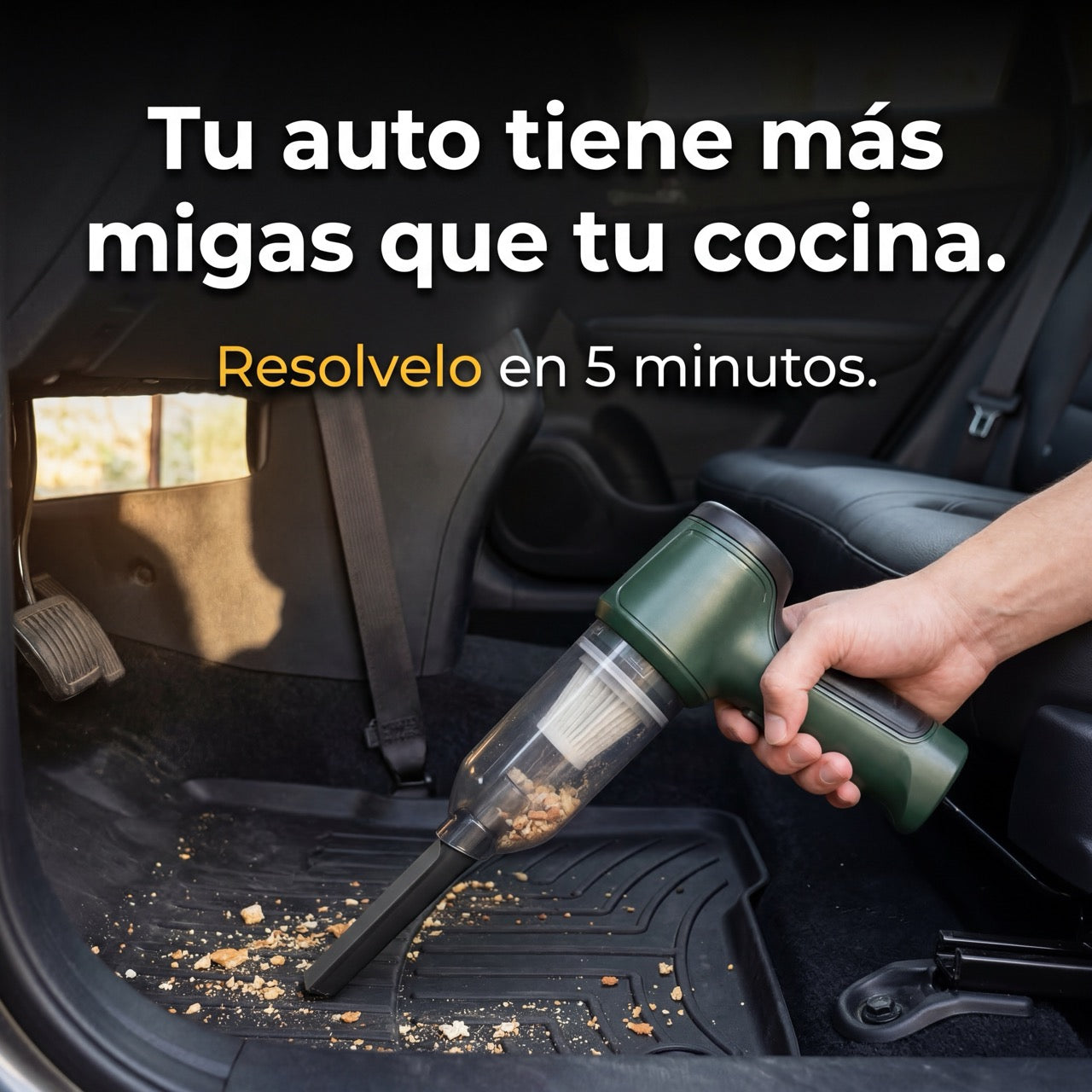 Aspiradora Portátil Inalámbrica 2 en 1 — Aspira y Sopla