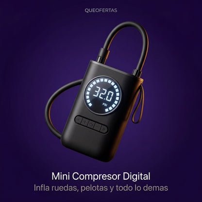 InflaYa — Mini Compresor Digital Portátil