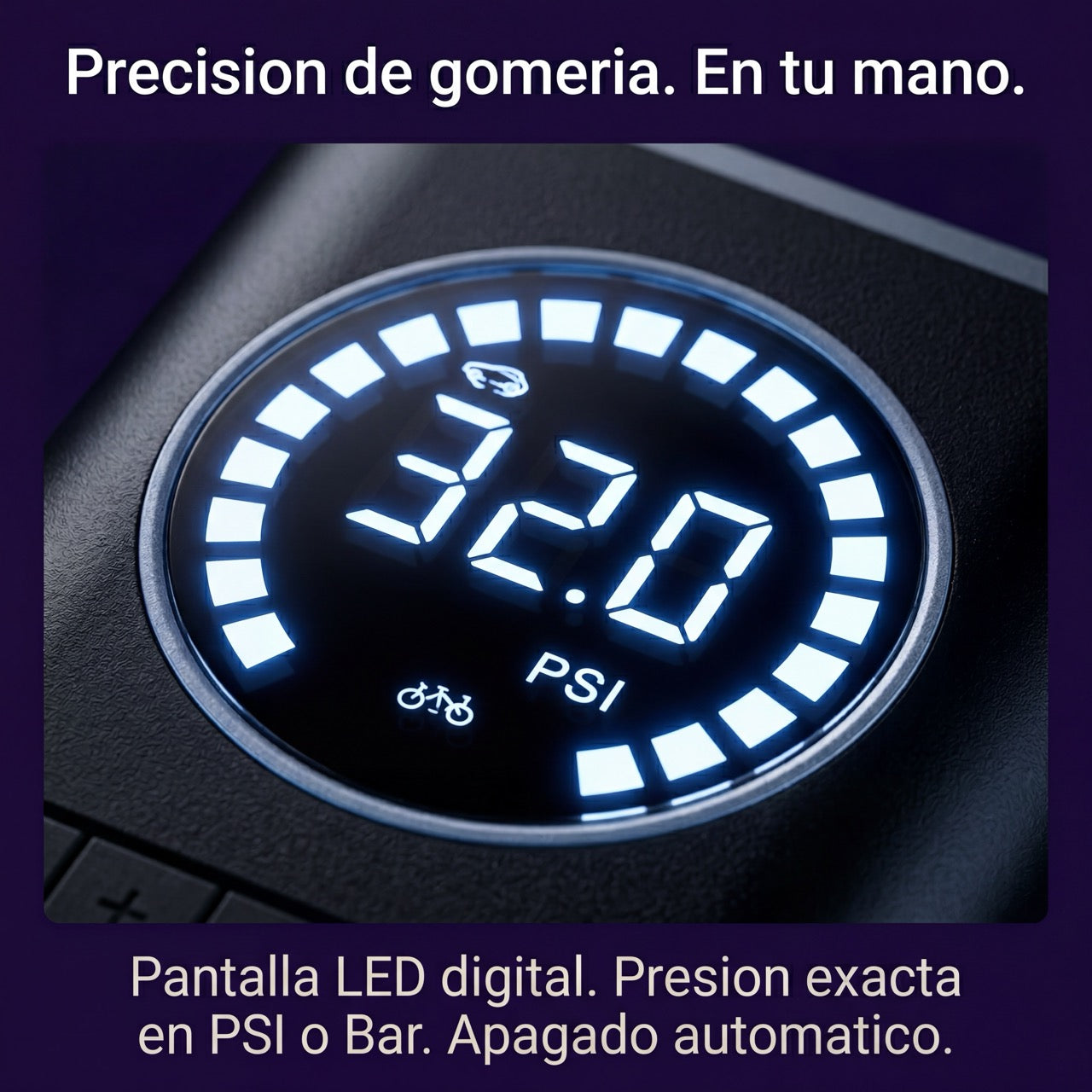 InflaYa — Mini Compresor Digital Portátil