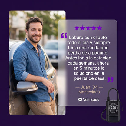 InflaYa — Mini Compresor Digital Portátil