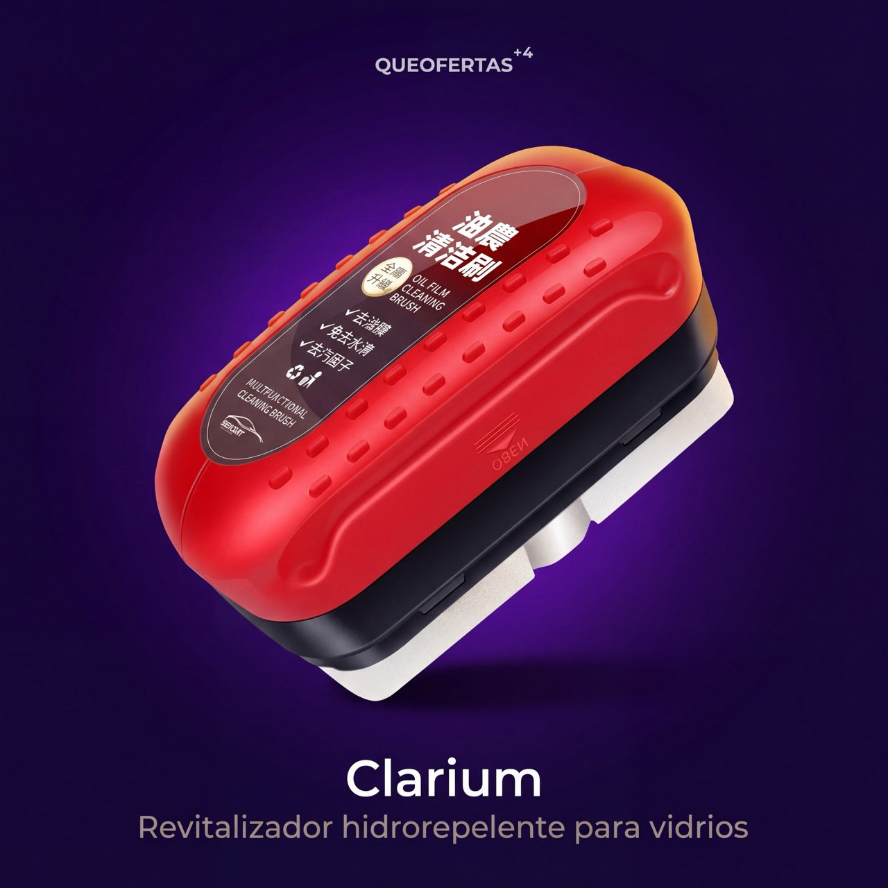 Clarium™ Revitalizador Hidrorepelente — Visibilidad Clara Bajo Lluvia