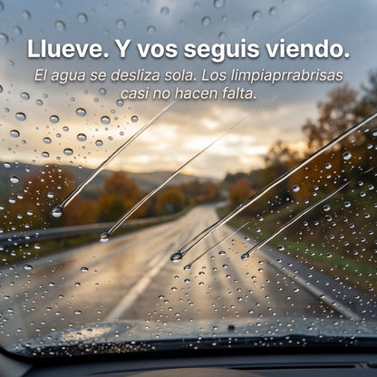Clarium™ Revitalizador Hidrorepelente — Visibilidad Clara Bajo Lluvia
